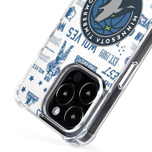 NBA Minnesota Timberwolves Historic Blast iPhone 16 Pro MagSafe Case
